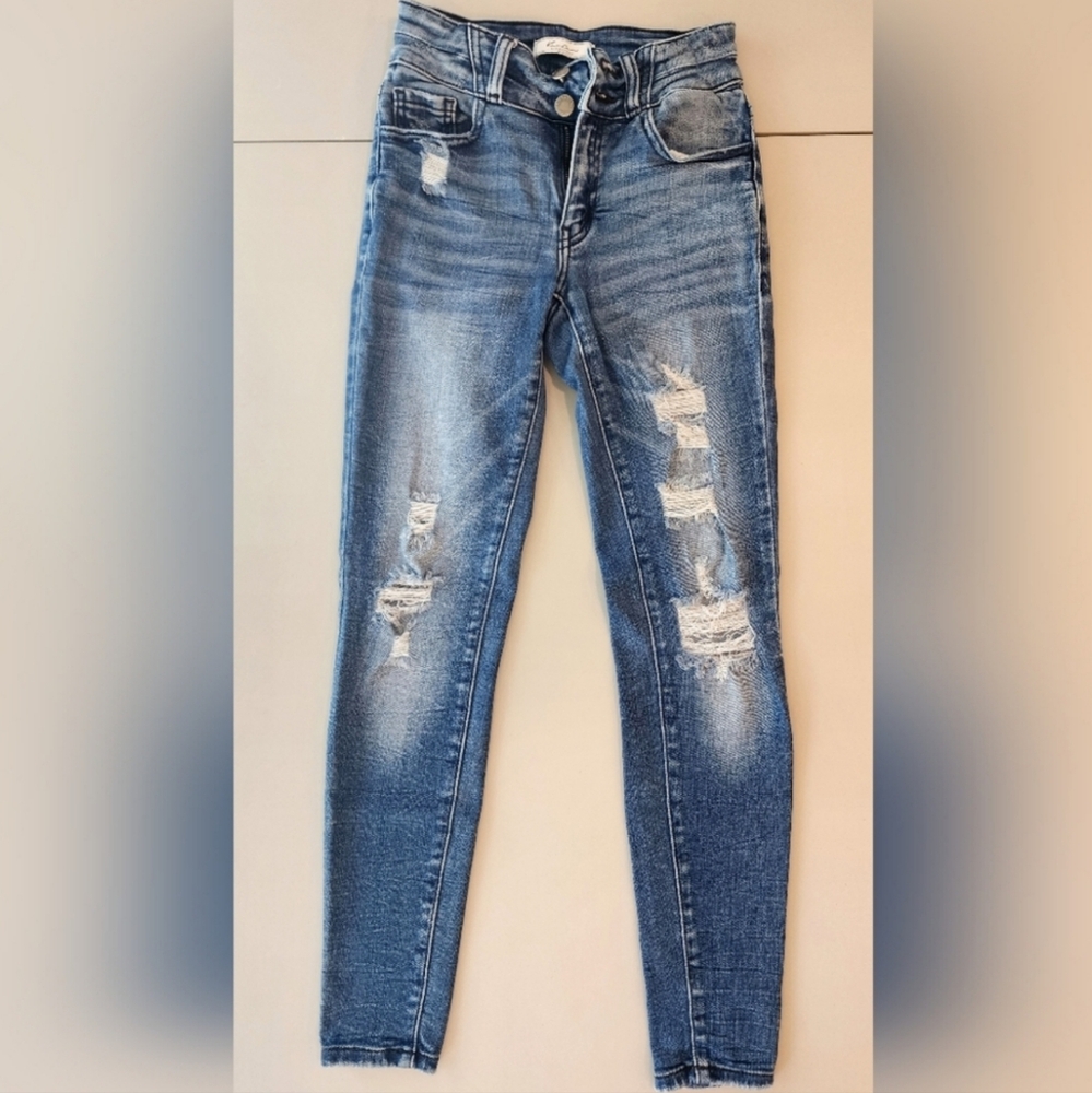 BUCKLE  Ankle Skinny Jeans -Kancan Signature  - 23